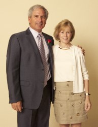 Fred Couples and Jeanne&nbsp;McCooey, former MGA Director of Communications, at the 2014 National Awards Dinner