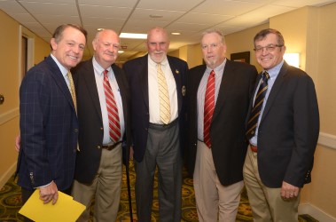 MGWA members Jimmy Roberts, Bob Thomas, Paul Dillon, Mark Cannizzaro and Hank Gola at the 2017 National Awards Dinner